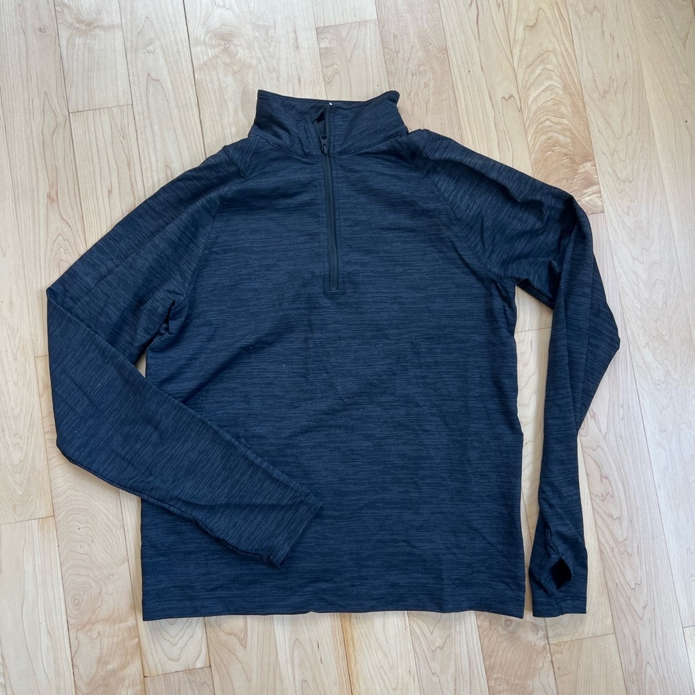 Outdoor Voices Black Quarter-Zip Pullover